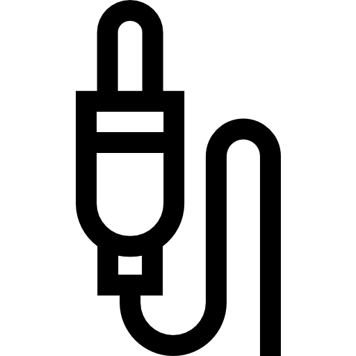 klinkenstecker Basic Straight Lineal icon