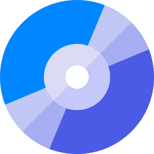 cd Basic Straight Flat icoon
