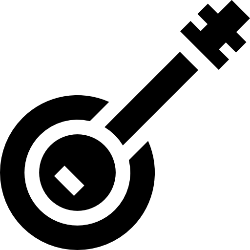 Banjo Basic Straight Filled icon