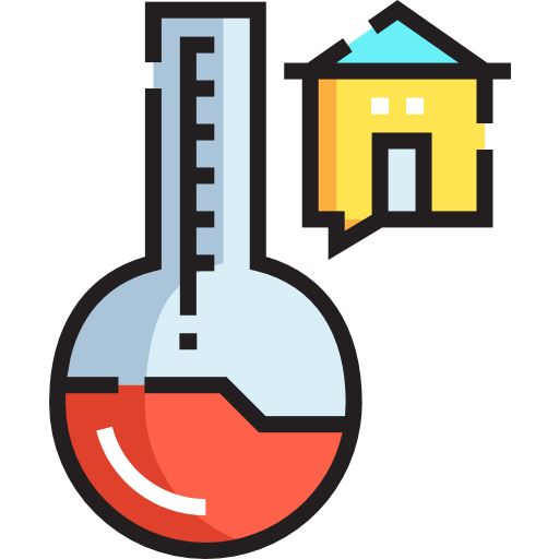Thermometer Detailed Straight Lineal color icon