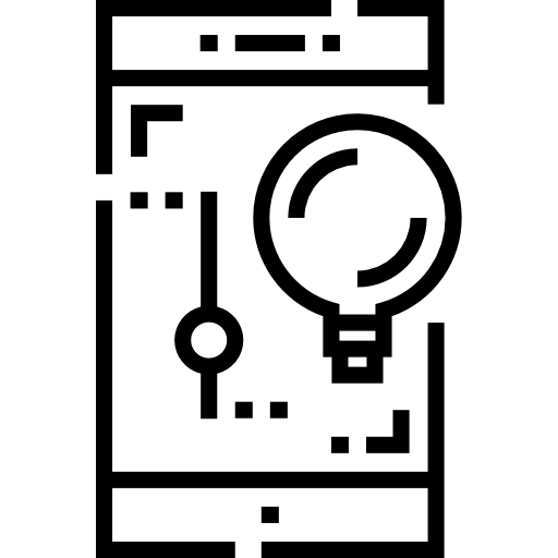 電球 Detailed Straight Lineal icon