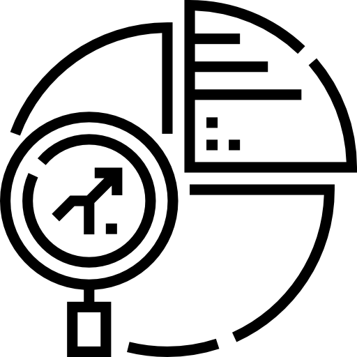파이 차트 Detailed Straight Lineal icon