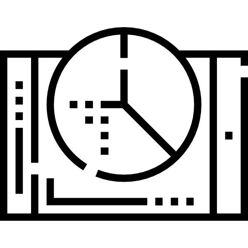 円グラフ Detailed Straight Lineal icon