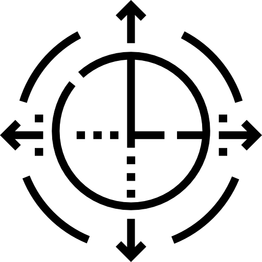 Круговая диаграмма Detailed Straight Lineal иконка