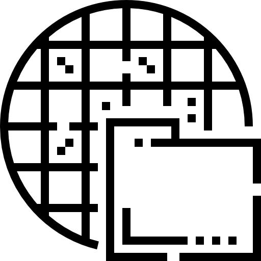 회로망 Detailed Straight Lineal icon