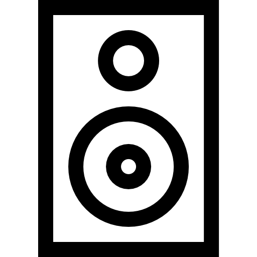스피커 Basic Straight Lineal icon