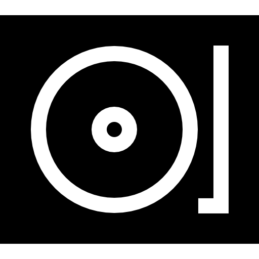 턴테이블 Basic Straight Filled icon