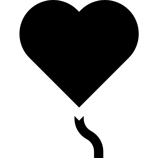 バルーン Basic Straight Filled icon