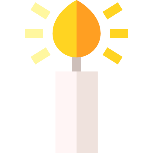 świeca Basic Straight Flat ikona