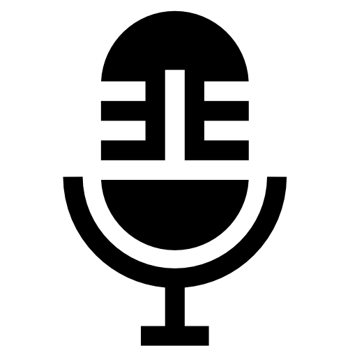 마이크로폰 Basic Straight Filled icon
