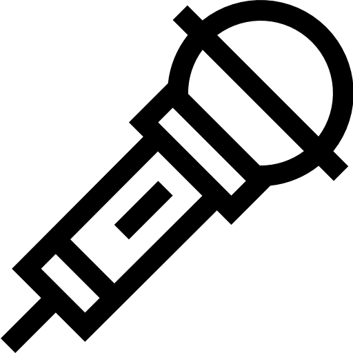カラオケ Basic Straight Lineal icon