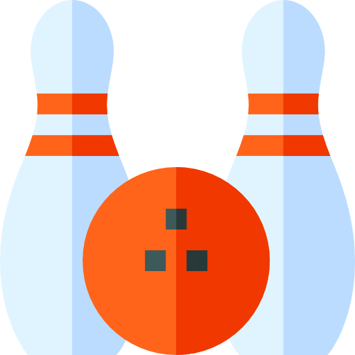 bowling Basic Straight Flat icon