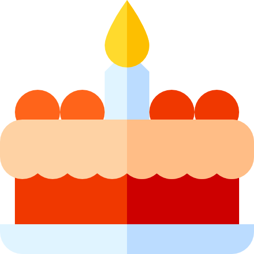 tort urodzinowy Basic Straight Flat ikona