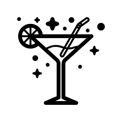 칵테일 Generic black outline icon