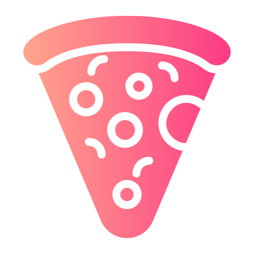 pizza Generic gradient fill ikona