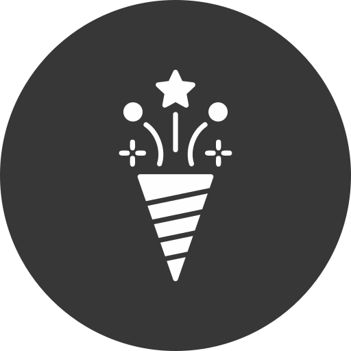 Party horn Generic black fill icon