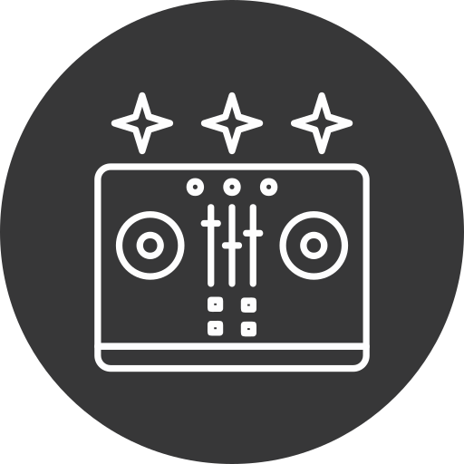 dj-mixer Generic black fill icon