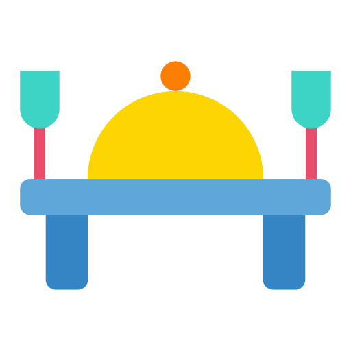 kolacja Generic color fill ikona