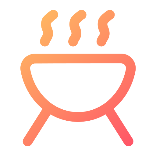 un barbecue Generic gradient outline Icône