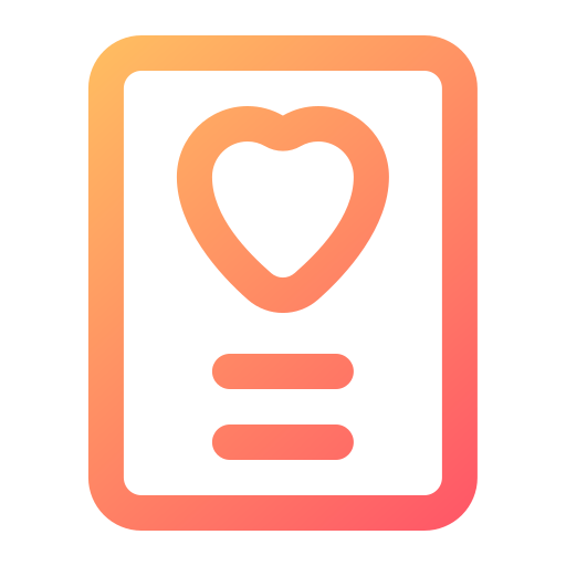 Dating Generic gradient outline icon