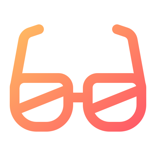 Party glasses Generic gradient outline icon