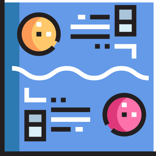 graph Detailed Straight Lineal color icon