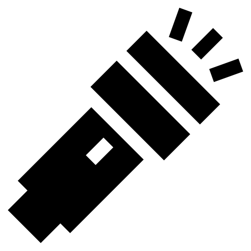 懐中電灯 Basic Straight Filled icon