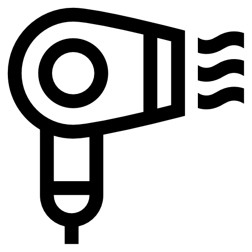 haardroger Basic Straight Lineal icoon