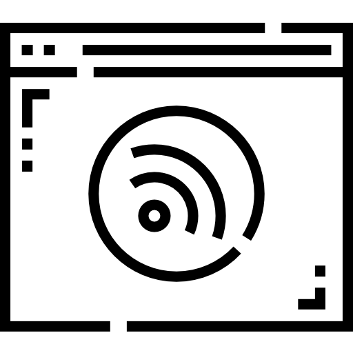 브라우저 Detailed Straight Lineal icon