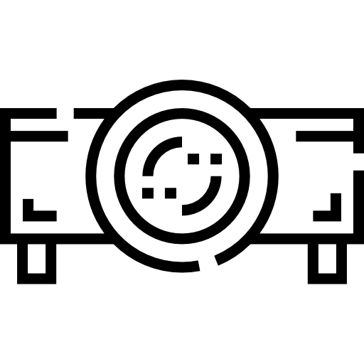 プロジェクター Detailed Straight Lineal icon