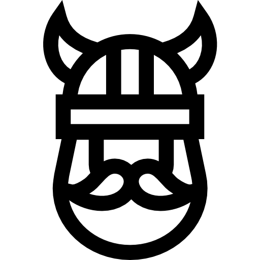 バイキング Basic Straight Lineal icon