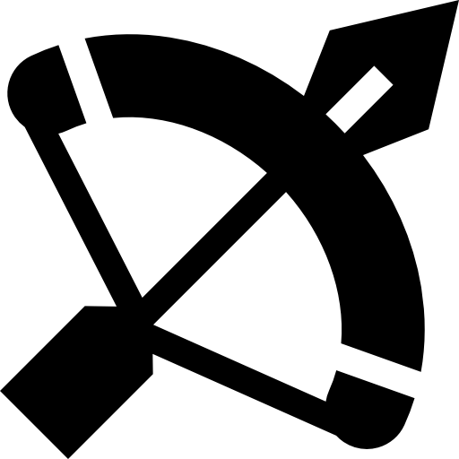 석궁 Basic Straight Filled icon