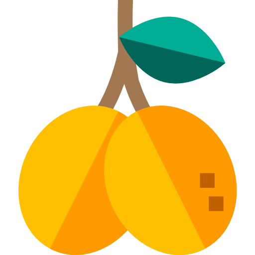 fruta Basic Straight Flat icono