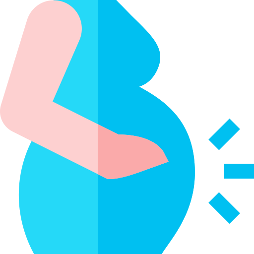 embarazada Basic Straight Flat icono