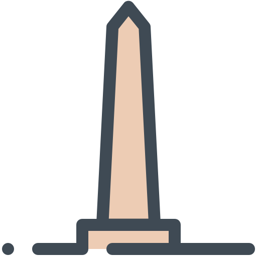 Monument Generic color lineal-color icon
