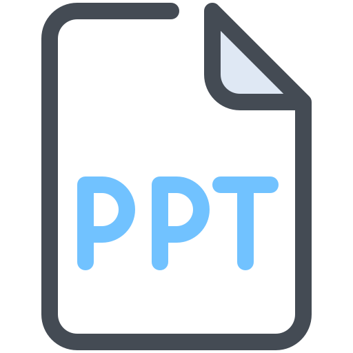 Powerpoint Generic color lineal-color icon