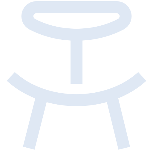krzesło Generic outline ikona