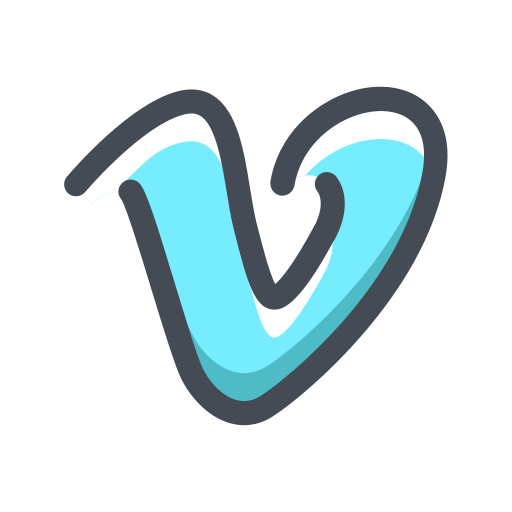 Vimeo Generic color lineal-color icon