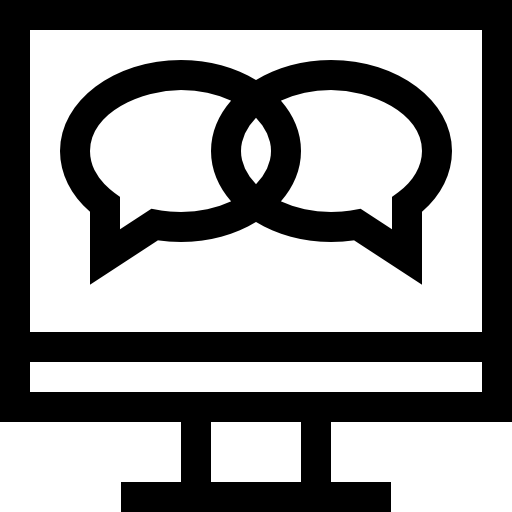 チャット Basic Straight Lineal icon