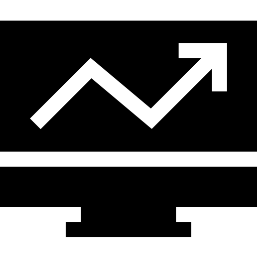 Линейный график Basic Straight Filled иконка