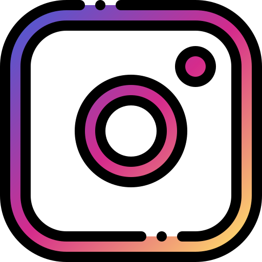 instagram Detailed Rounded Lineal color иконка