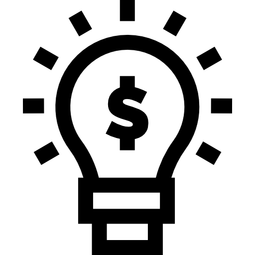 lampadina Basic Straight Lineal icona