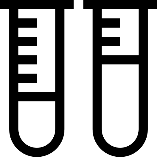 reagenzgläser Basic Straight Lineal icon