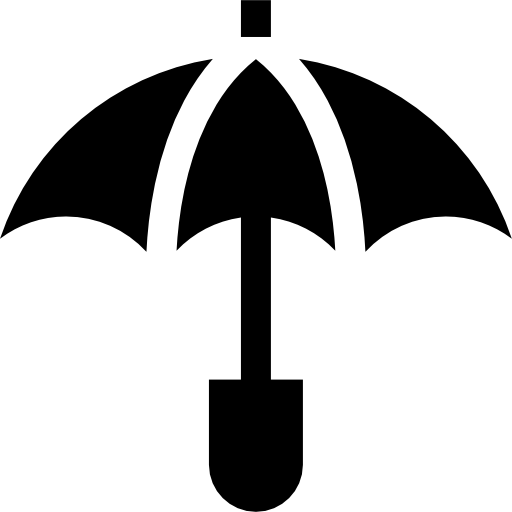 regenschirm Basic Straight Filled icon