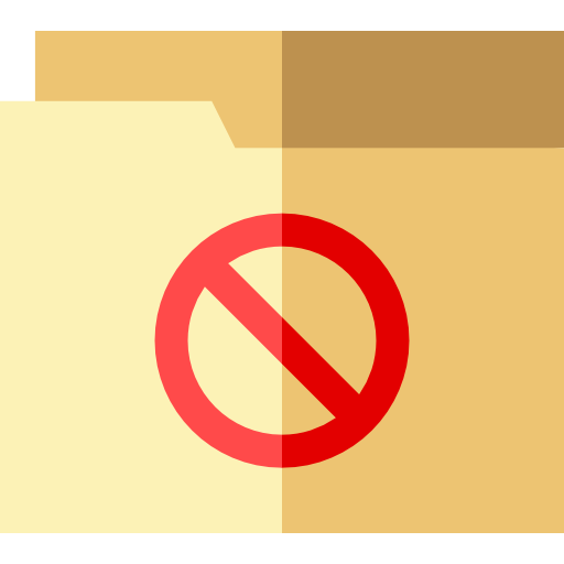 cartella Basic Straight Flat icona