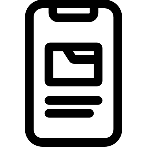 cartella Basic Rounded Lineal icona