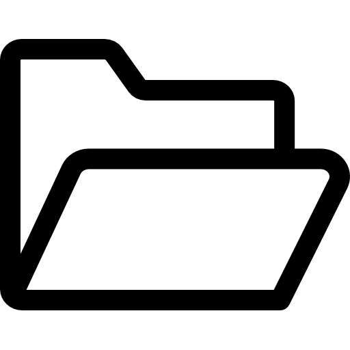 map Basic Rounded Lineal icoon