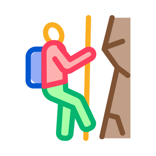 Climbing Generic color lineal-color icon