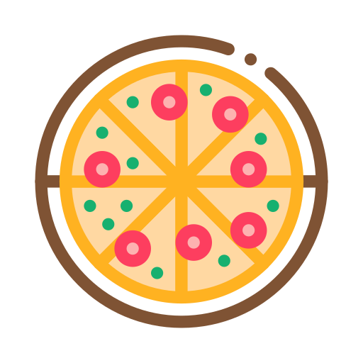 pizza Generic color lineal-color ikona