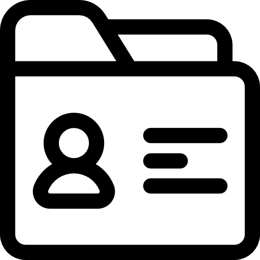 map Basic Rounded Lineal icoon